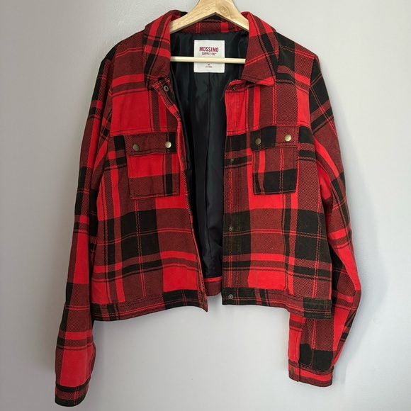 Mossimo Plaid Cropped Jacket - Picture 4 of 5